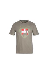 Aulp - Koszulka męska AULP ROQUE bawełniana oddychająca uniwersalna. Okazja: na co dzień. Typ kołnierza: polo. Kolor: zielony. Materiał: bawełna. Styl: casual #1