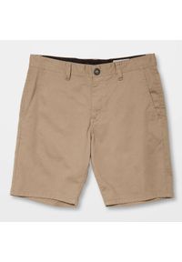 Krótkie spodenki Volcom Fricking Modern 19 khaki. Kolor: zielony. Długość: krótkie. Sport: skateboard #1