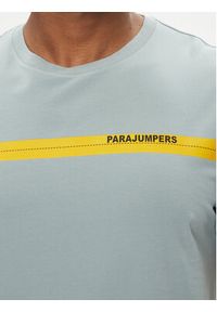 Parajumpers T-Shirt Tape 25SMPMTSIT01 Niebieski Regular Fit. Kolor: niebieski. Materiał: bawełna #5