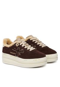 Premiata Sneakersy MICOL VAR 7894M Brązowy. Kolor: brązowy. Materiał: skóra #5
