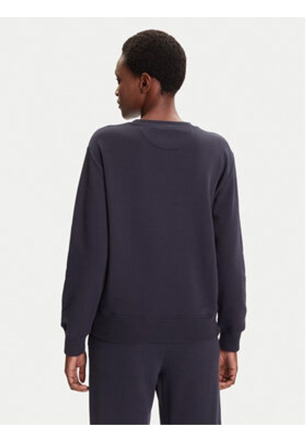 GANT - Gant Bluza Shield 4201414 Granatowy Relaxed Fit. Kolor: niebieski. Materiał: bawełna