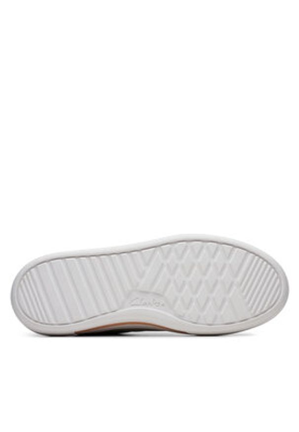 Clarks Sneakersy Hollyhock Walk 26176310 Srebrny. Kolor: srebrny. Materiał: skóra