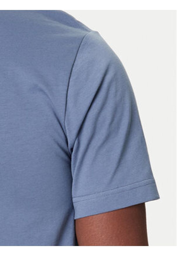 GANT - Gant T-Shirt 2004080 Niebieski Regular Fit. Kolor: niebieski. Materiał: bawełna