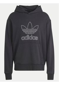 Adidas - adidas Bluza adicolor Outline Trefoil IU2373 Czarny Loose Fit. Kolor: czarny. Materiał: bawełna #3