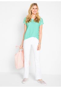 bonprix - Koszulka boxy. Kolor: zielony. Długość rękawa: krótki rękaw. Długość: krótkie #3