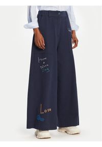 Weekend Max Mara Jeansy Lotus 2525136011 Granatowy Wide Leg. Kolor: niebieski #1