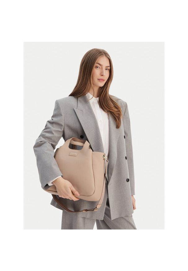 Hugo - Torebka HUGO. Kolor: brązowy