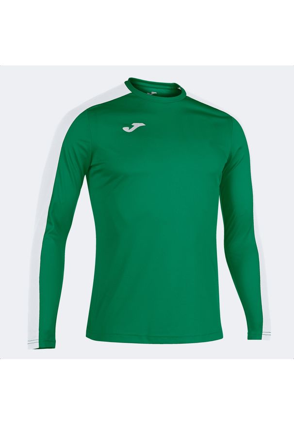 Koszulka do piłki nożnej męska Joma Academy III z długim rękawem. Kolor: wielokolorowy, biały, zielony. Długość rękawa: długi rękaw. Długość: długie. Sport: piłka nożna