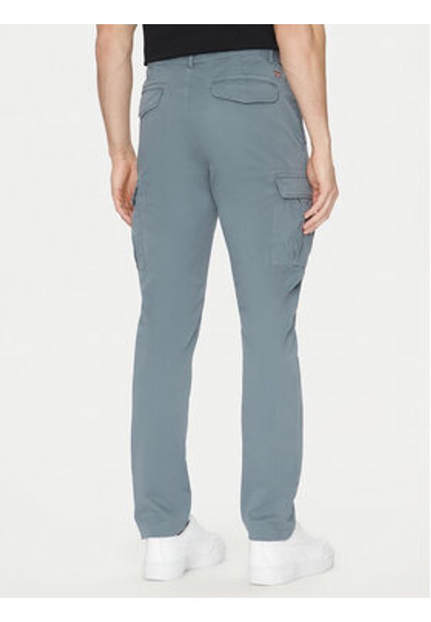 Napapijri Spodnie materiałowe NP0A4IDQG1Y1 Szary Regular Fit. Kolor: szary. Materiał: bawełna