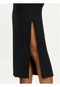 Lacoste Sukienka codzienna EF9129 Czarny Slim Fit. Okazja: na co dzień. Kolor: czarny. Materiał: wiskoza. Typ sukienki: proste. Styl: casual #5