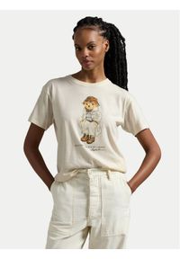 Polo Ralph Lauren T-Shirt 211947961001 Écru Regular Fit. Typ kołnierza: polo. Materiał: bawełna