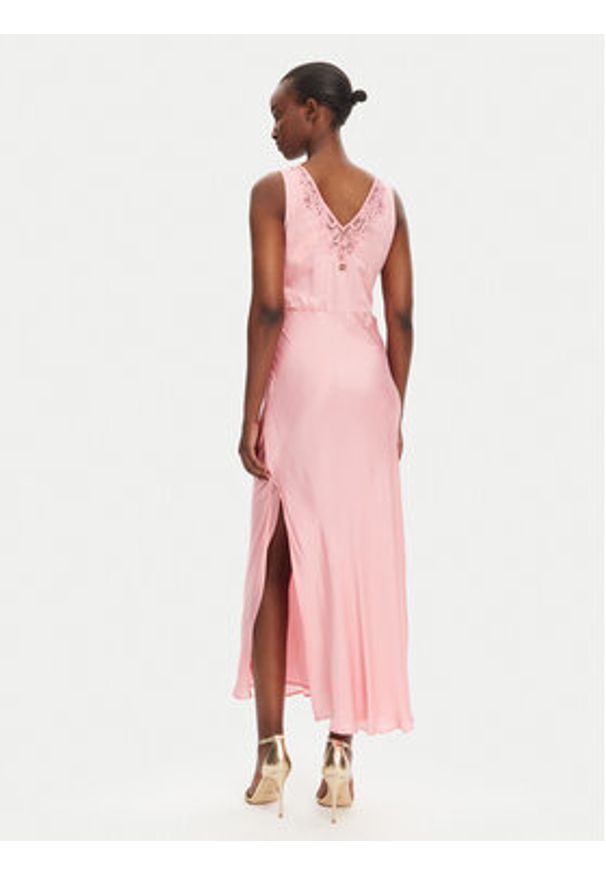 TwinSet - TWINSET Sukienka wieczorowa 251TP2370 Pomarańczowy Regular Fit. Kolor: pomarańczowy. Materiał: syntetyk. Styl: wizytowy