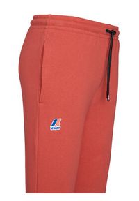 K-Way Spodnie dresowe Bishop K31313W Czerwony Slim Fit. Kolor: czerwony. Materiał: bawełna