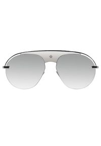 Dior - DIOR - Okulary Revoluti2. Kolor: srebrny. Materiał: materiał. Wzór: aplikacja #6