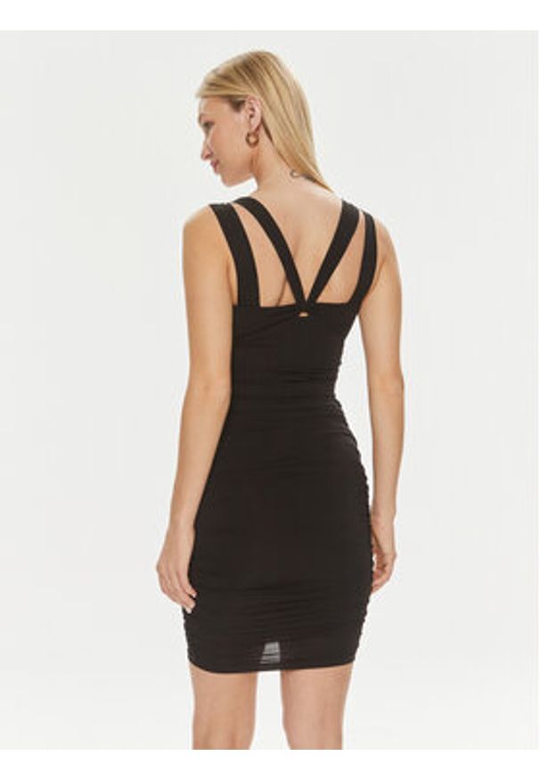 Marciano Guess Sukienka koktajlowa Mara 4GGK87 6071Z Czarny Slim Fit. Kolor: czarny. Materiał: syntetyk. Styl: wizytowy