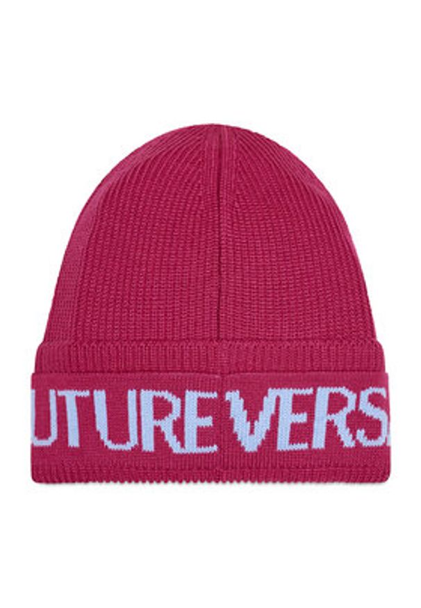 Versace Jeans Couture Czapka 73VAZK40 Różowy. Kolor: różowy. Materiał: materiał, wełna