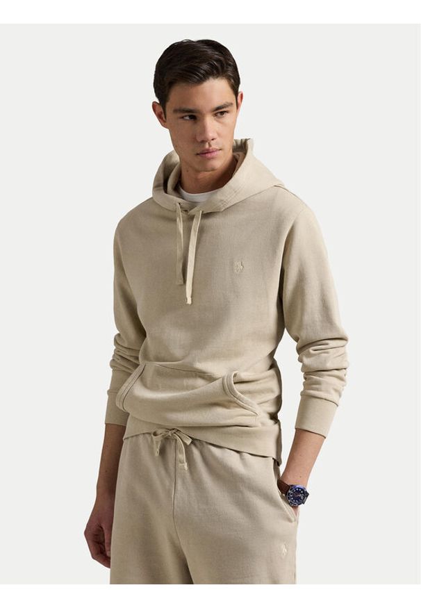 Polo Ralph Lauren Bluza 710916690029 Beżowy Regular Fit. Typ kołnierza: polo. Kolor: beżowy. Materiał: bawełna