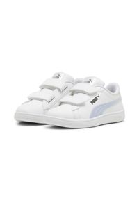 Puma - Dziecięce sneakersy Carina 3.0 Holo 2.0 PUMA. Kolor: różowy, biały, wielokolorowy. Sport: turystyka piesza