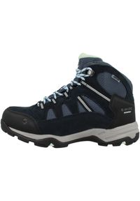 Hi-tec - Buty trekkingowe damskie Hi-Tec Bandera Ii Wp. Zapięcie: sznurówki. Kolor: niebieski. Materiał: zamsz. Szerokość cholewki: normalna