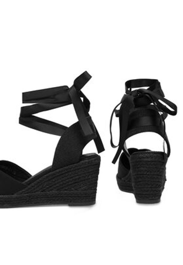 DeeZee Espadryle Gimme More WS020609-01 Czarny. Kolor: czarny. Materiał: materiał