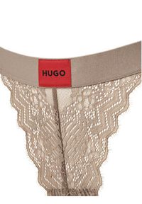 Hugo - HUGO Stringi 50535036 Beżowy. Kolor: beżowy. Materiał: syntetyk