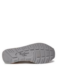 Pepe Jeans Sneakersy Brit Heritage W PLS31474 Biały. Kolor: biały. Materiał: zamsz, skóra #6