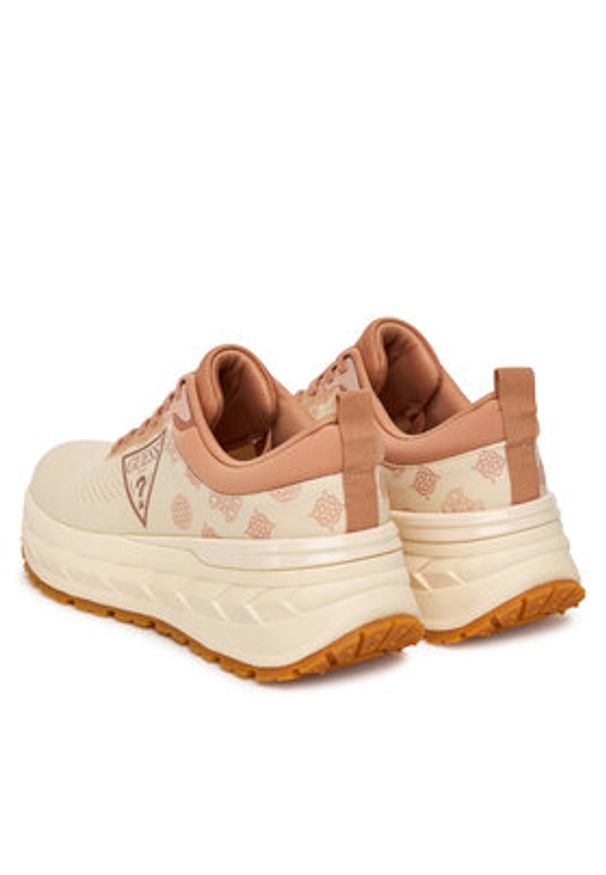 Guess Sneakersy 176755 Beżowy. Kolor: beżowy. Materiał: materiał