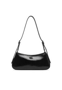 Calvin Klein Torebka Ck Metallic Small Shoulder Bag LV04F3304G Czarny. Kolor: czarny. Materiał: skórzane #4