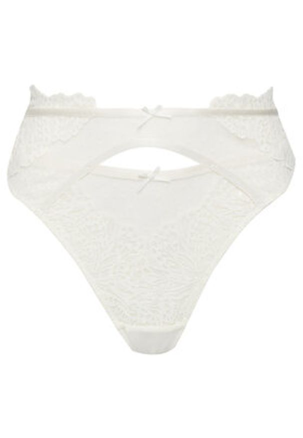 Hunkemöller Stringi 302384 Écru. Materiał: syntetyk