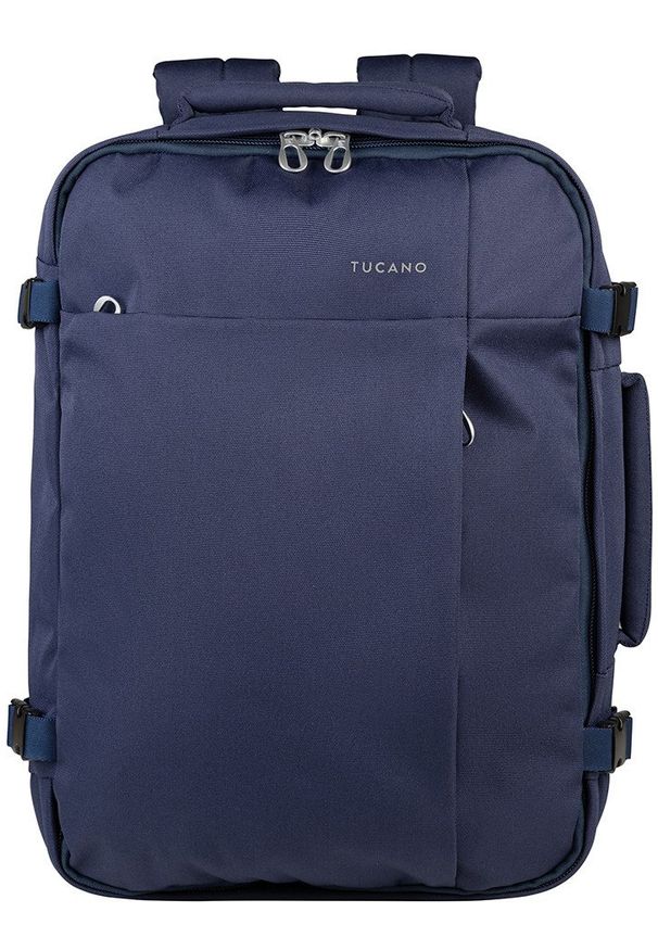 TUCANO - Plecak podróżny i na laptop 17" Tucano BKTUG-ML-B, standardowe linie lotnicze, niebieski. Kolor: niebieski. Styl: klasyczny
