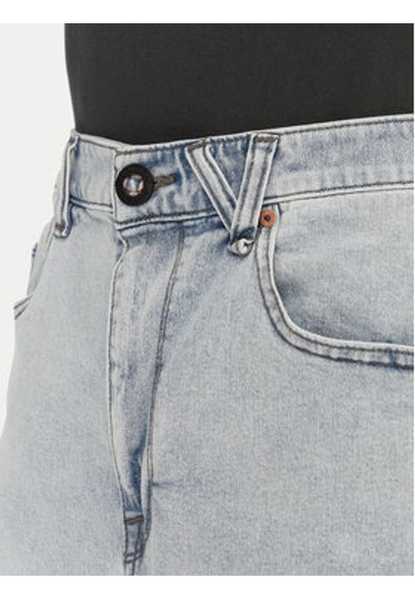 Volcom Szorty jeansowe Billow A2012200 Niebieski Relaxed Fit. Kolor: niebieski. Materiał: bawełna