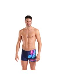 Spodenki Pływackie Męskie Arena Bloom Swim Short. Kolor: niebieski. Materiał: materiał #1