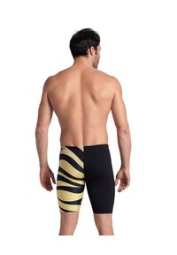 Kąpielówki męskie spodenki pływackie jammery basen Arena Multi Stripes. Kolor: czarny, żółty, wielokolorowy