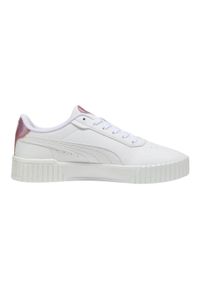Puma - Damskie Buty Sportowe Carina 2.0 GirlPower. Kolor: biały. Styl: sportowy