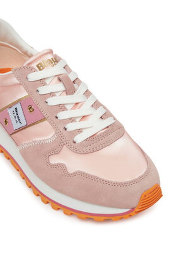 Blauer Sneakersy S5MILLEN03/NYG Różowy. Kolor: różowy. Materiał: materiał