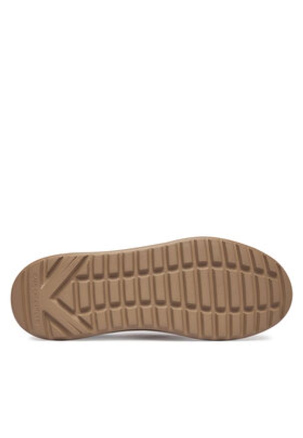 Karl Lagerfeld - KARL LAGERFELD Sneakersy Kapri Lug KL57522 Beżowy. Kolor: beżowy. Materiał: nubuk, skóra