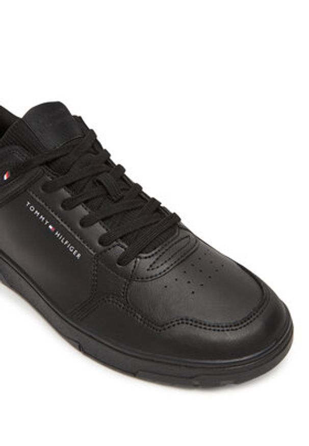 TOMMY HILFIGER - Tommy Hilfiger Sneakersy Basket Core Lite Lmix FM0FM05518 Czarny. Kolor: czarny. Materiał: skóra