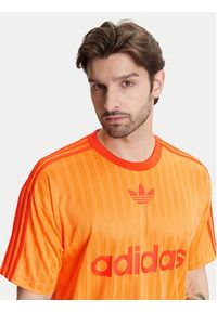 Adidas - adidas T-Shirt adicolor JP1027 Żółty Loose Fit. Kolor: żółty. Materiał: syntetyk #3