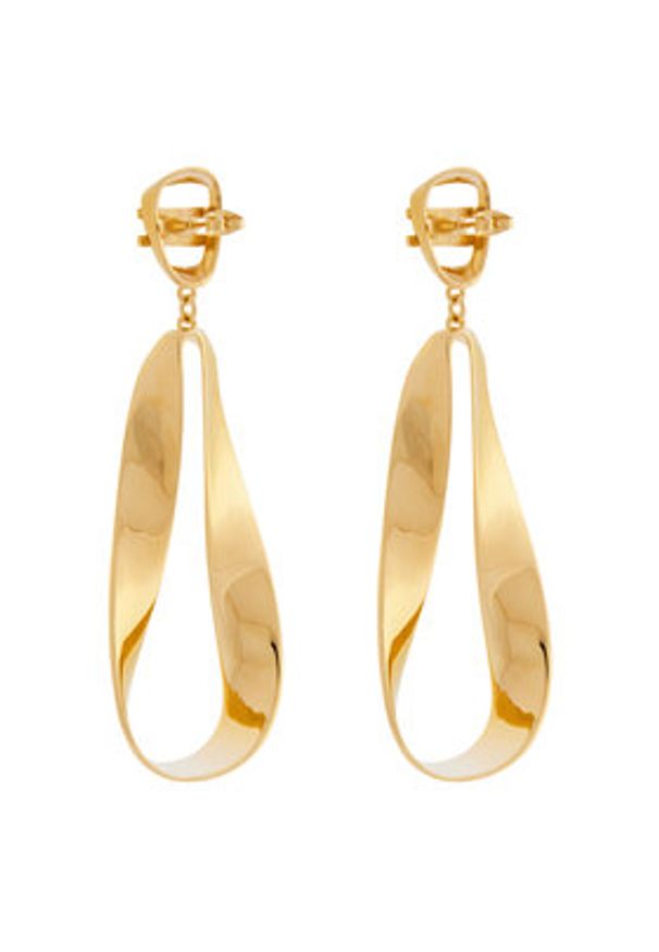 Elisabetta Franchi Kolczyki OR-14K-52E2-V300 Złoty. Materiał: metalowe. Kolor: złoty