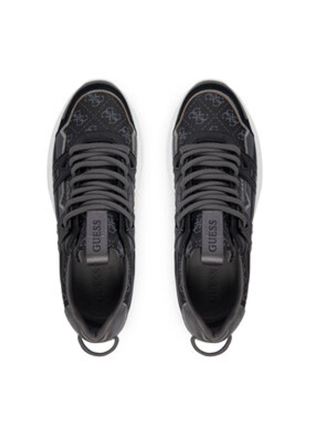 Guess Sneakersy FMPBEU FAL12 Czarny. Kolor: czarny. Materiał: skóra