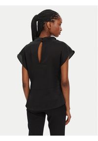 Bruuns Bazaar Bluzka Acacia BBW4427 Czarny Regular Fit. Kolor: czarny. Materiał: satyna, syntetyk #5