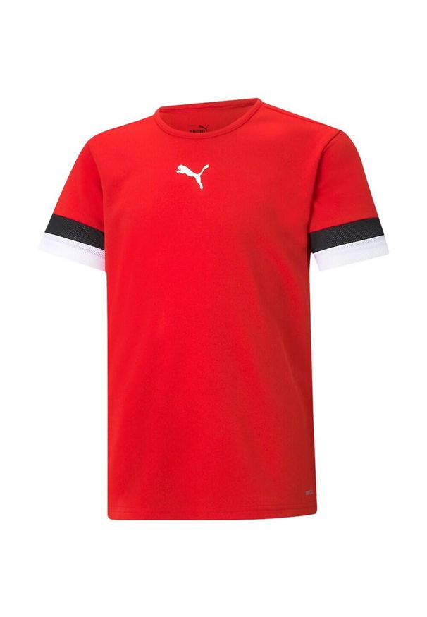 Puma - Koszulka TeamRISE Dla Dzieci. Kolor: czerwony. Sport: turystyka piesza