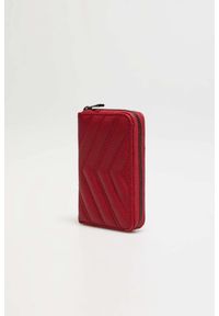 MOODO - Pikowany portfel bordowy. Kolor: czerwony #1