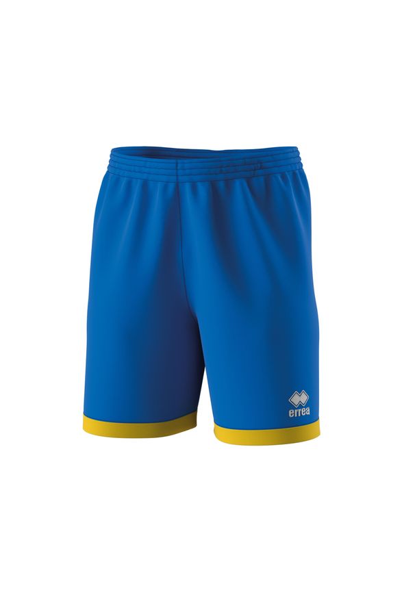 ERREA - Szorty Errea Barney. Kolor: niebieski, wielokolorowy, żółty. Długość: krótkie. Sezon: lato