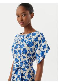 Weekend Max Mara Sukienka letnia Cannes 2515221092 Niebieski Regular Fit. Kolor: niebieski. Materiał: jedwab. Sezon: lato #5