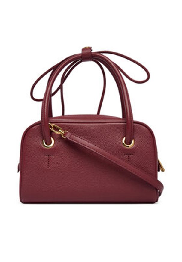 Furla Torebka Poppy Mini WE00915 BX4573 CN 4908S Czerwony ciemny. Kolor: czerwony. Materiał: skórzane