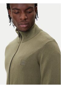 BOSS Kardigan Kanozip_S 50543692 Zielony Regular Fit. Kolor: zielony. Materiał: bawełna #3