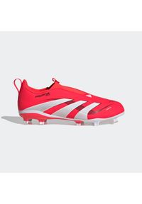 Adidas - Buty piłkarskie dla dzieci ADIDAS Predator League Laceless FG/MG. Szerokość cholewki: normalna. Sport: piłka nożna