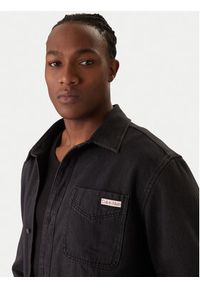 Calvin Klein Jeans Koszula jeansowa Classic LV04RD765G Czarny Relaxed Fit. Kolor: czarny. Materiał: bawełna #4