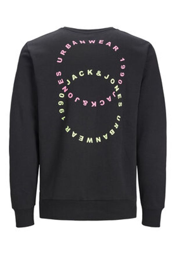 Jack & Jones - Jack&Jones Bluza Thiba 12236175 Czarny Regular Fit. Kolor: czarny. Materiał: syntetyk, bawełna